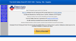 Desktop Screenshot of firstaiddirect.com.au